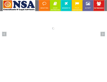 Tablet Screenshot of nsaimmigration.com